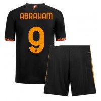 Echipament fotbal AS Roma Tammy Abraham #9 Tricou Treilea 2023-24 pentru copii maneca scurta (+ Pantaloni scurti)